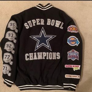 Dallas Cowboys Vintage Super Bowl Varsity Jacket